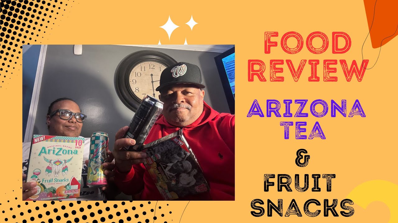 Arizona Ice Tea and Arizona Fruit Snacks Review YouTube