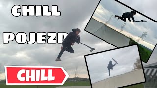 chill pojezd v paseckém skateparku