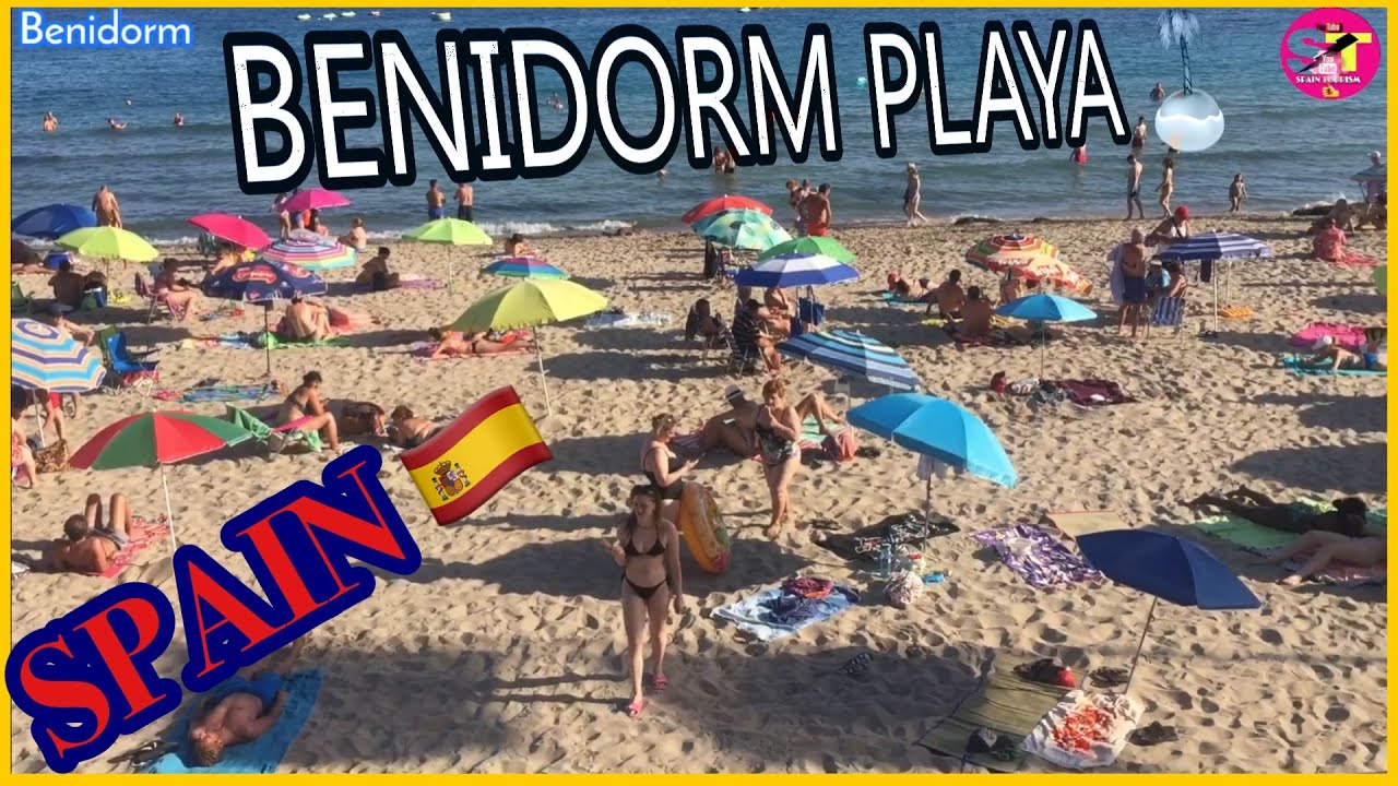 Benidorm playa In Julio Ponente Beach 🏝 Unbelievable 