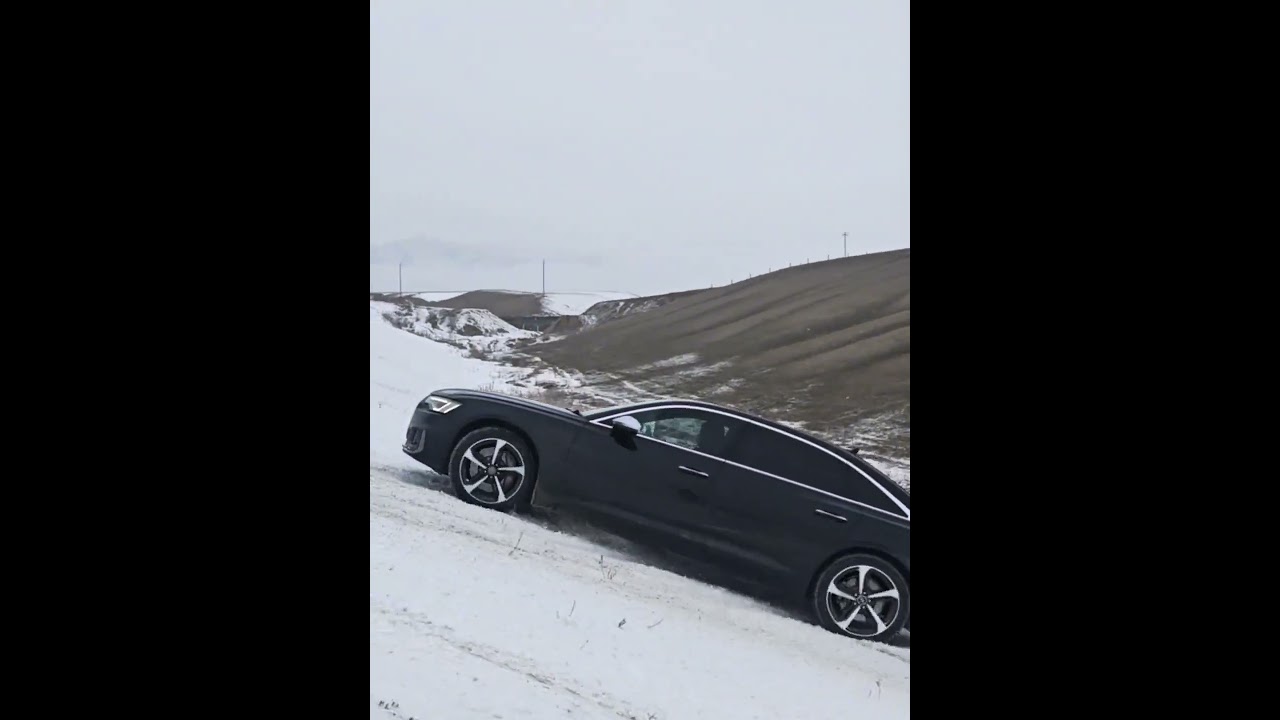 You just step on the accelerator of the Audi A6 