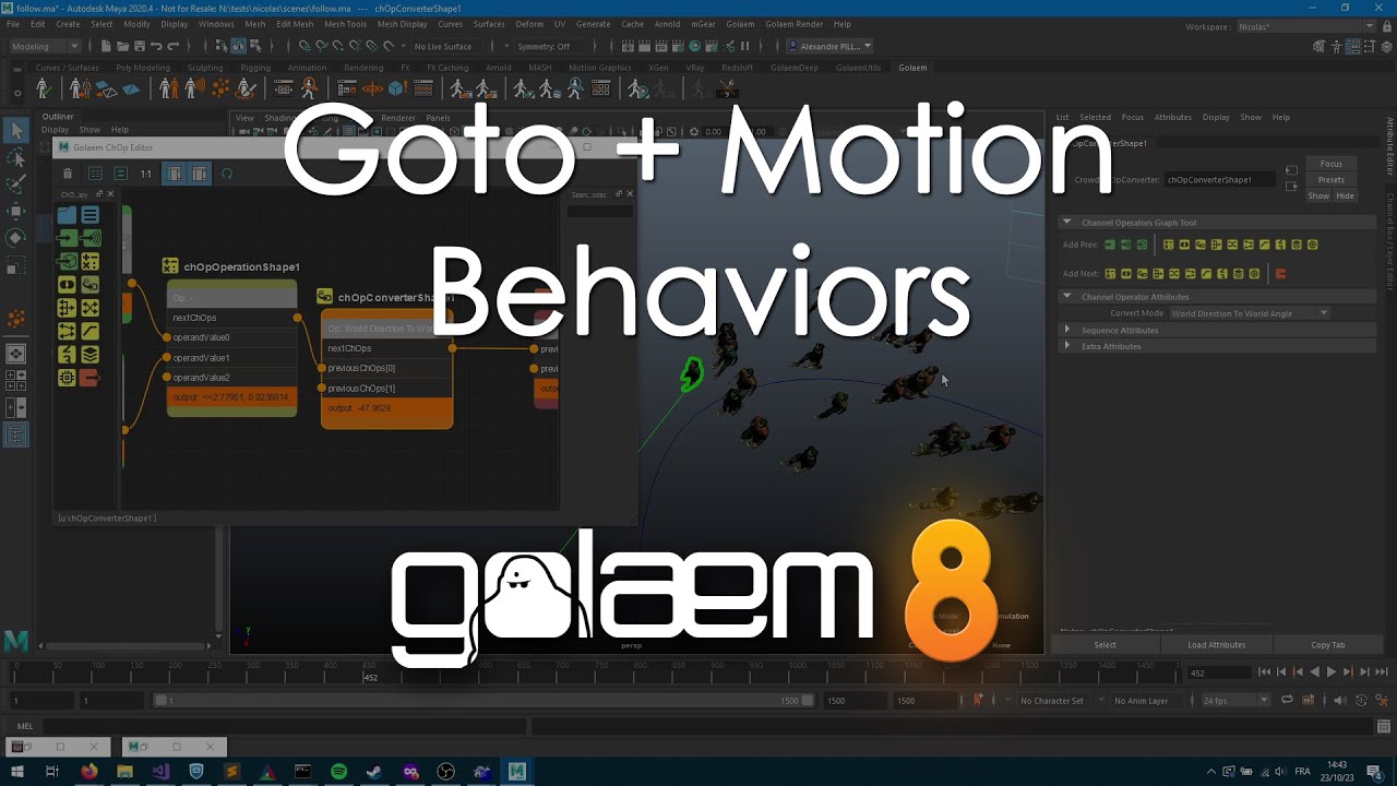 Goto with a Motion Behavior - YouTube