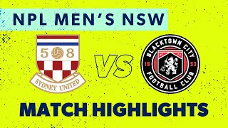 NPL Men's NSW Round 27 Highlights – Sydney United 58 v Blacktown City