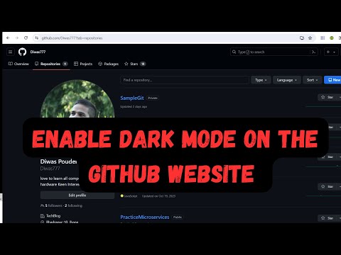 How to Enable Dark Mode on the GitHub Website