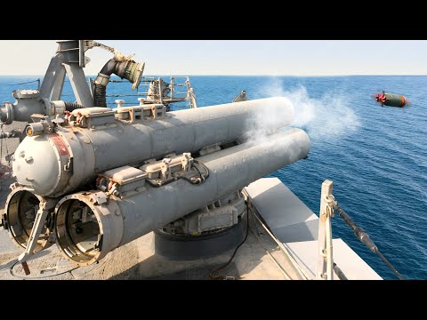 Download US Navy Firing the Powerful MK-46 Torpedoes in Middle of the Sea