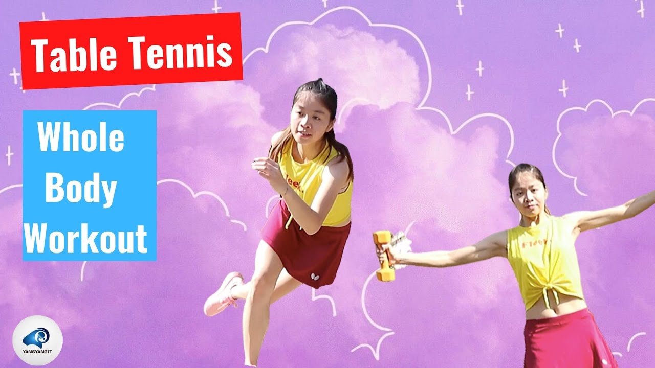 Table Tennis Whole Body Workout Practice Home Without Table YouTube