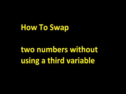How to swap two numbers in python without using a third variable