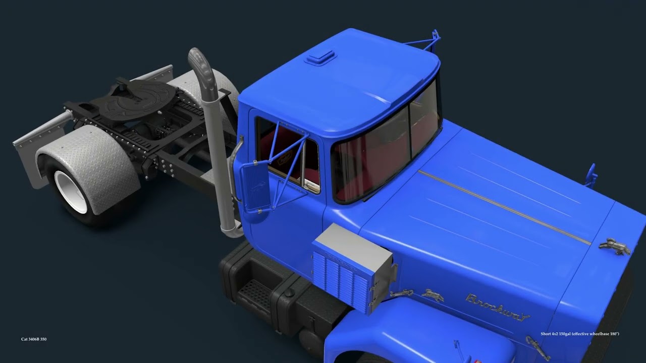 Am.Truck.Sim. truck KSW Brockway 761 Day Cab