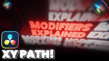 XY Path modifier explained | Davinci Resolve| Fusion Studios.