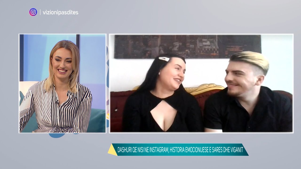 2 vite larg, u njohen ne instagram tani jane te fejuar. Çifti tregon historine e dashurise