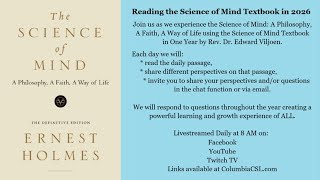 Reading the Science of Mind Textbook in 2026