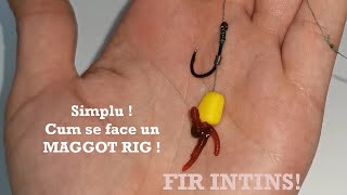 Maggot Rig Rame Si Viermusi- Montura Crap Si Caras