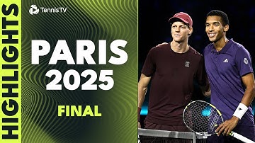 Jannik Sinner vs Felix Auger-Aliassime For The Title 🏆 |  Paris 2025 Final Highlights