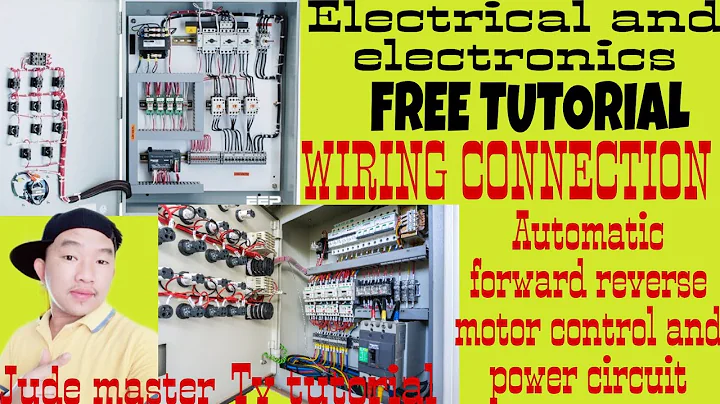 Automatic forward reverse motor control and power circuit wiring connection/Jude master TV tutorial