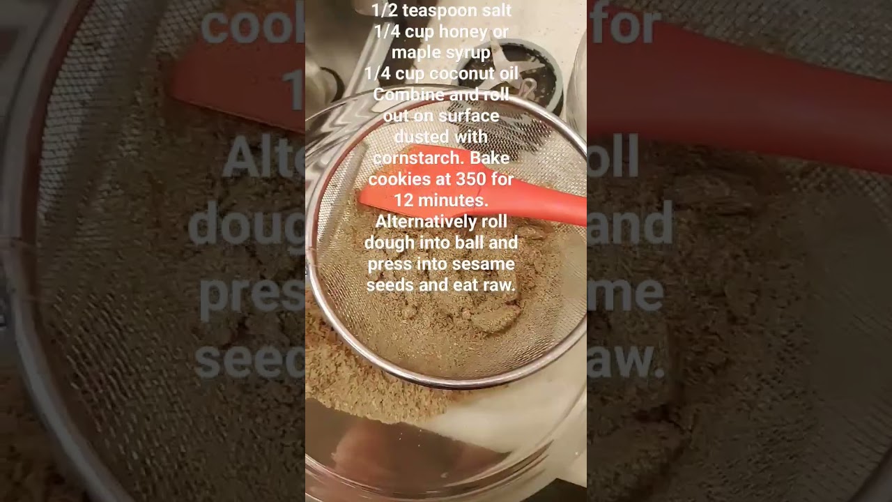 Mesquite Flour roll-out cookies. Gluten-free, dairy free, nut free, egg free