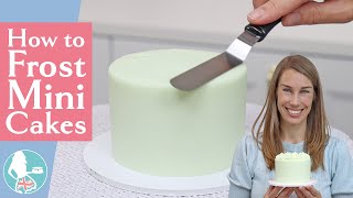 How to Frost Mini Cakes