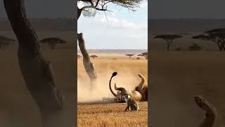 나무에서 떨어진 수사자, 모든 걸 본 원숭이 🦁🌳🐒 | A Lion Slips — And the Monkey Sees Everything screenshot 5