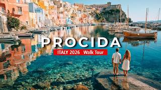 PROCIDA Walking Tour 🇮🇹🌈 |  Discover the Real ITALY, with Colorful Pastel Houses in 4k60fps!