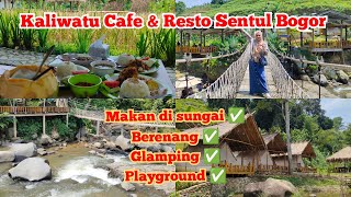 Kaliwatu Cafe U0026 Resto Sentul Bogor  Makan Diatas Sungai Berenang Ada Gldaning Juga