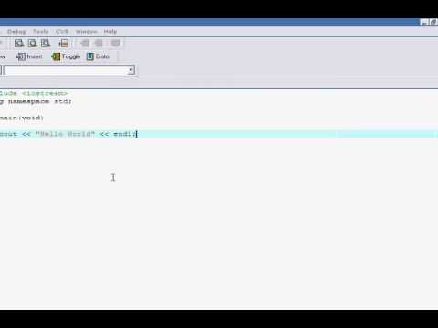 C++ Hello World Tutorial