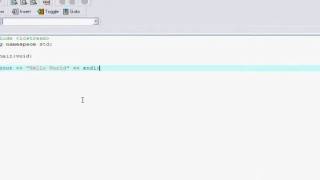 C++ Hello World Tutorial