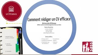 Comment rédiger un curriculum vitae efficace