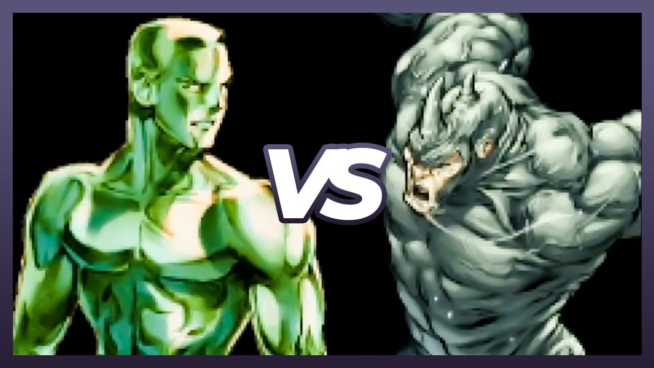 Super Marvel vs. Capcom: Eternity of Heroes (PC) - Ice Man vs. Rhino AI FIGHT Gameplay
