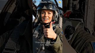Beautiful Fighter Pilots Flying the F-16 ✈️