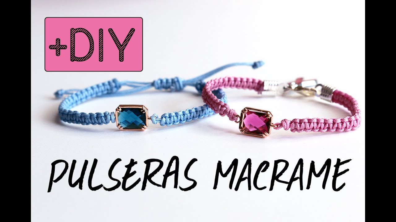 DIY de Macramé paso | Macramé bracelet DIY - abalorioscdb