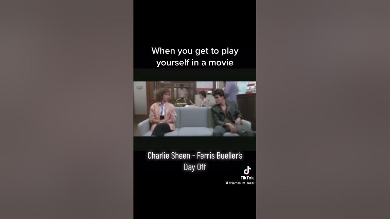 Charlie Sheen in Ferris Bueller’s Day Off (1986) charliesheen ferrisbuellersdayoff YouTube
