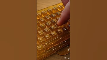 Honey keyboard asmr #satisfying #aiasmr #asmrsounds #asmr  #relaxationsounds