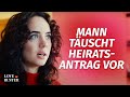 Mann tuscht heiratsantrag vor  lovebusterdeutsch