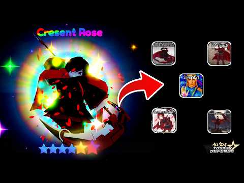 CRESENT ROSE 6⭐UNIT LVL 175 SHOWCASE - ALL STAR TOWER DEFENSE