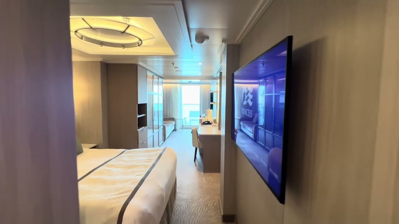 Sun Princess Stateroom 14611 Tour | Mini Suite (No talk just ship) 