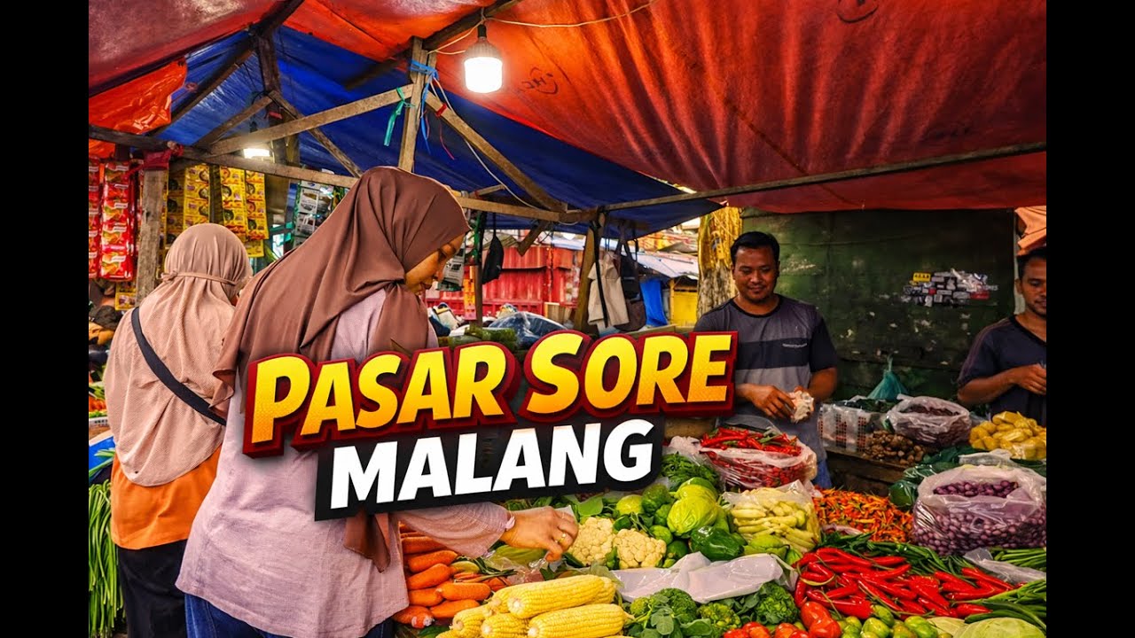 jalan Jalan Di Pasar | Suasana Pasar Blimbing Malang Sore Hari