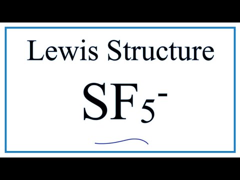 Video: ¿Cuántos electrones de valencia tiene sif5?