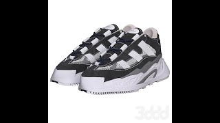 3ds max sneakers modeling 2/4