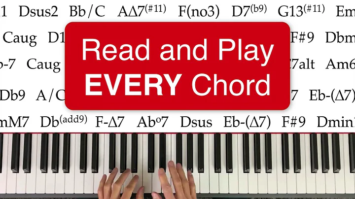 Learn EVERY Chord and Chord Symbol - The 7 Systems