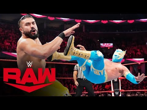 Sin Cara vs. Andrade: Raw, Oct. 21, 2019