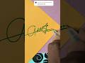 bird 🕊️ style signature of Aditi #art #shorts #ytshorts #trending #viral #skills #signature #fypシ