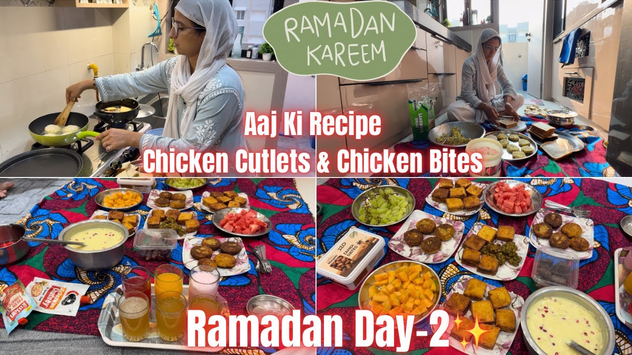 Iftar Special Recipe Chicken Cutlet Or Chicken Bites Banaya 😍|| Ramadan Day-2 ❤️