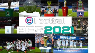 eFootball PES 2021 Cinematic Trophies and Entrances TOP LEAGUE EUROPE (Sider SP21)