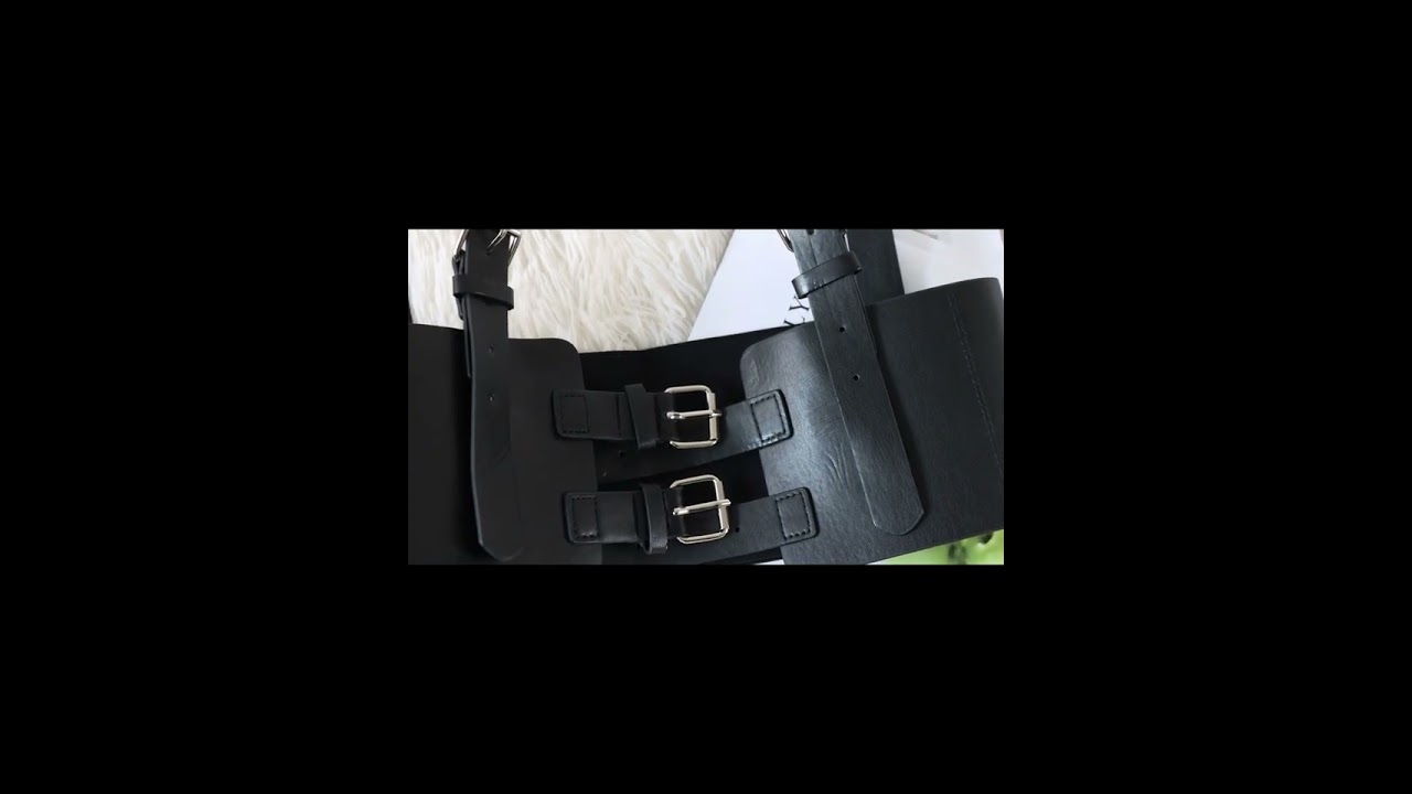 Leather Bondage Set, leather belt and accessories