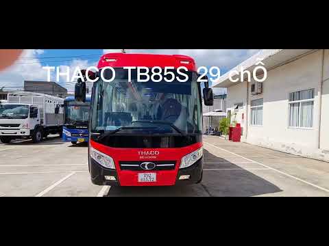 Video Báo giá xe khách 29 chỗ Thaco TB85S 2022. 0964678229... - youtube
