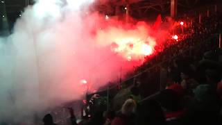 Дыма много не бывает. Огненное шоу на матче Спартак - ЦСКА(10.12.2017). Дыма много не бывает. Огненное шоу на матче Спартак - ЦСКА(10.12.2017).