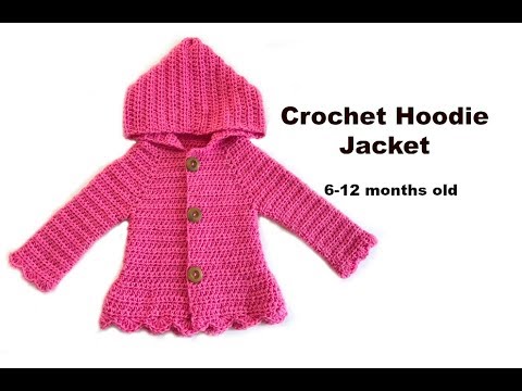 youtube crochet baby jacket