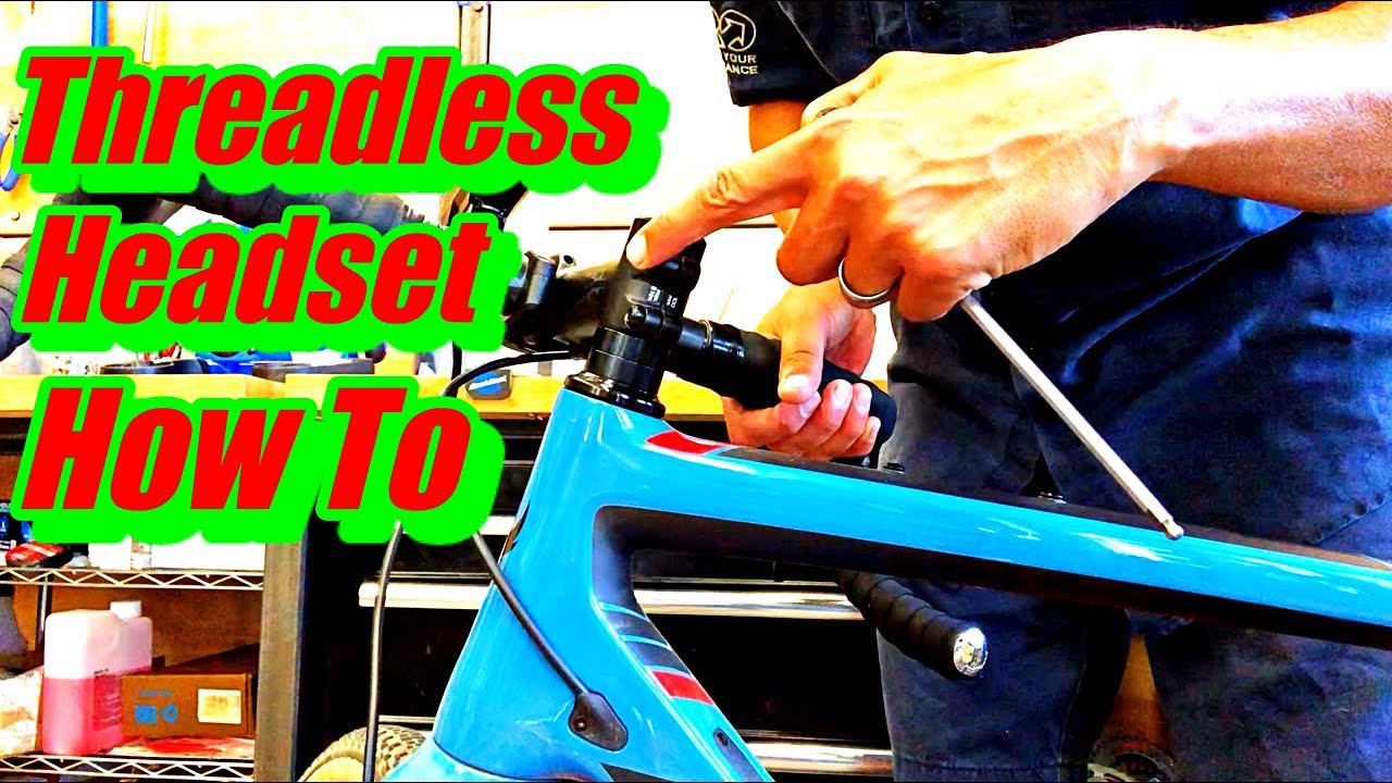 How To Adjust A Threadless Bicycle Headset YouTube