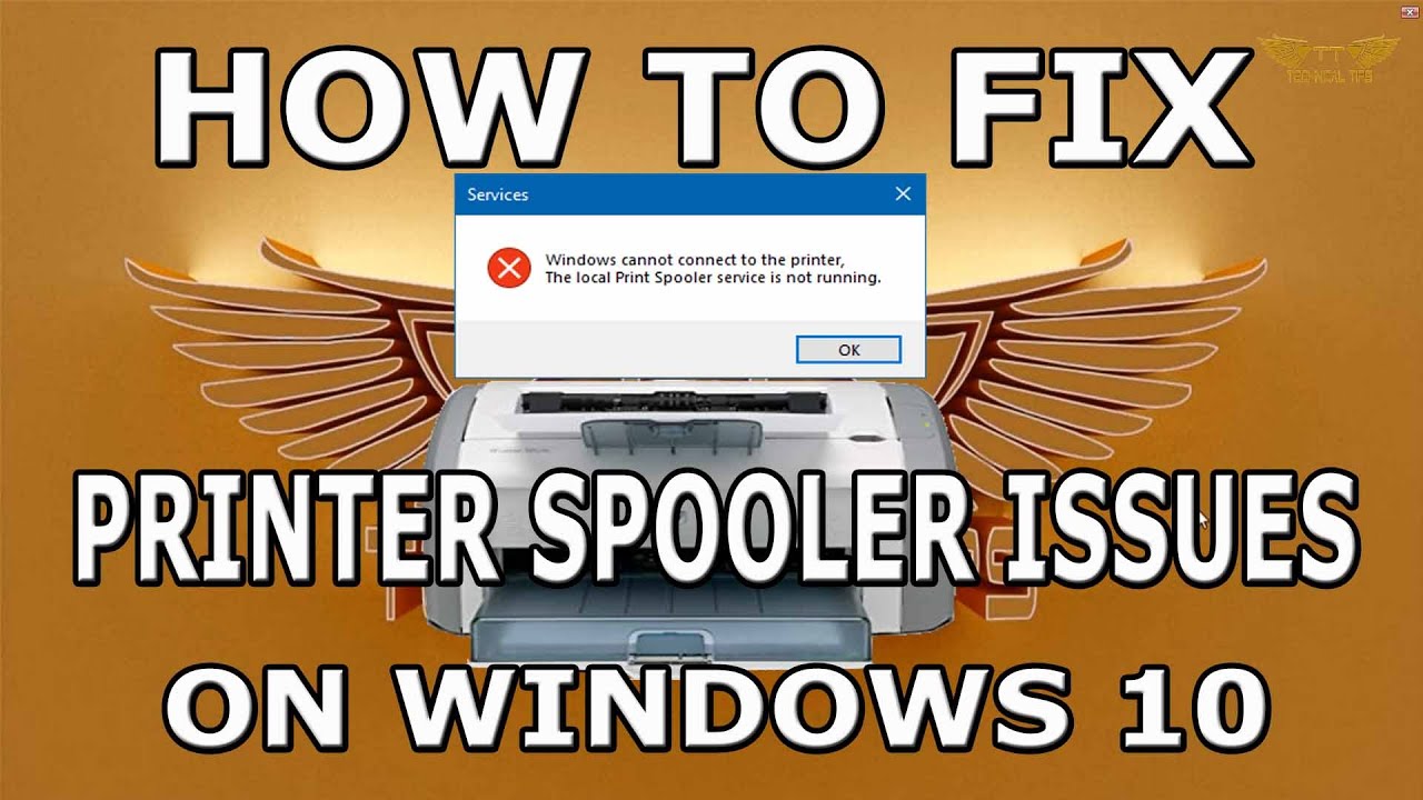 how to solve print spooler problem in windows 10