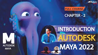 Chapter #2| Introduction to Autodesk 3D Maya | Interface, Grid Setting in Maya | Shaders | Lighiting
