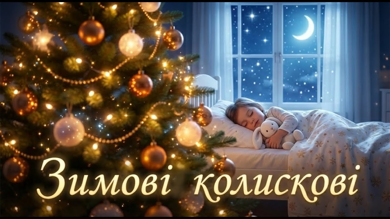 ЗИМОВІ КОЛИСКОВІ ДЛЯ ДІТЕЙ🌛✨🎄 Новорічні пісні для сну малюків 🎶