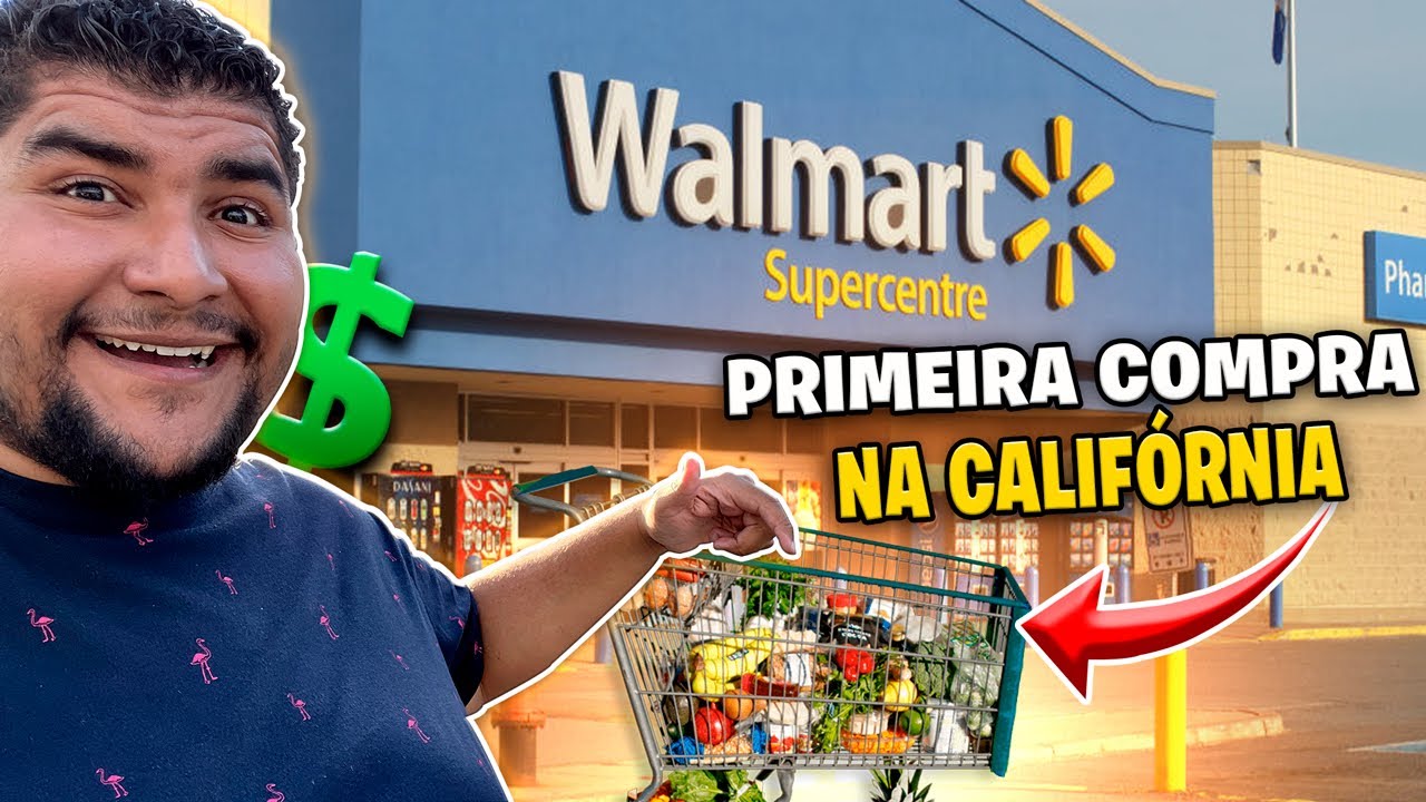 MINHA PRIMEIRA COMPRA NO MERCADO MORANDO NA CALIFÓRNIA - QUANTO GASTEI ?